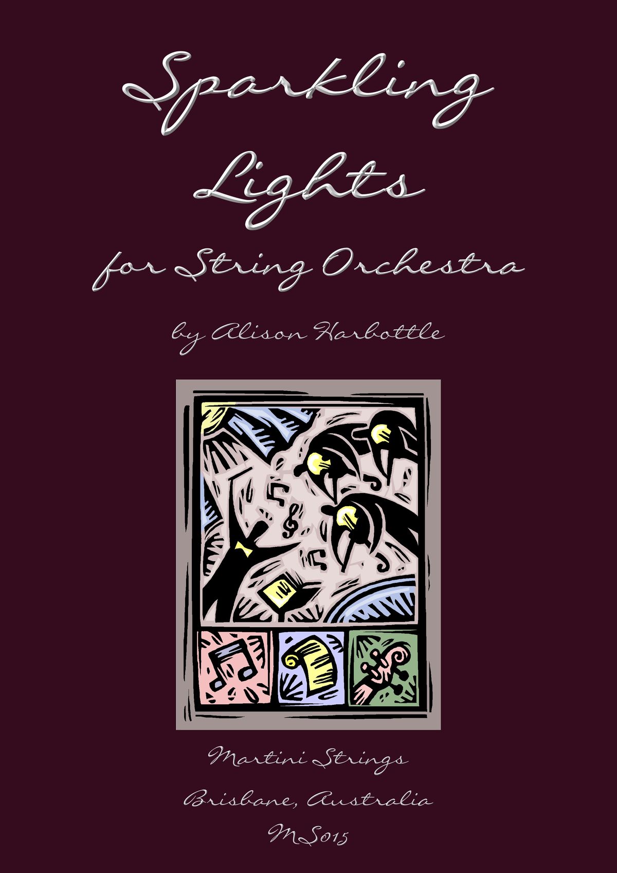"Sparkling Lights" for String Orchestra, by Alison Harbottle - Grade 2.5