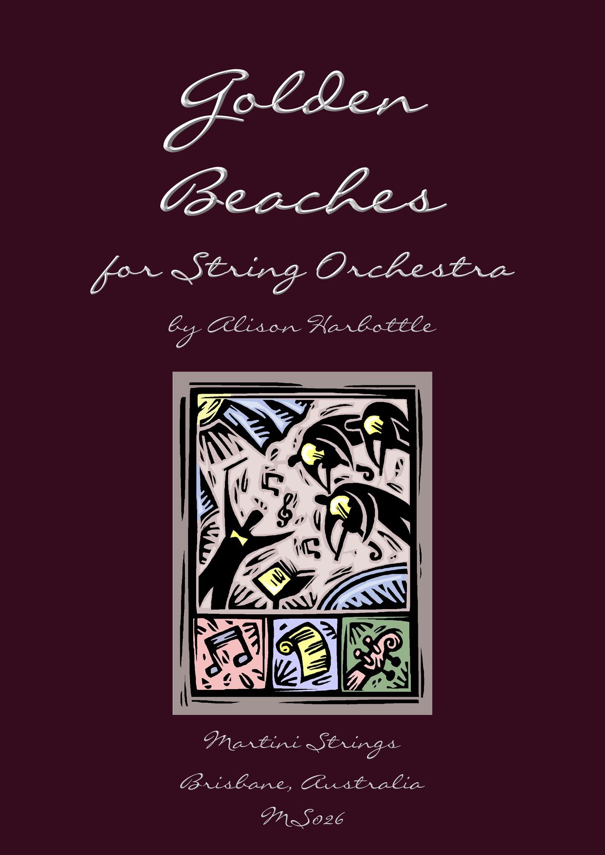 **NEW** "Golden Beaches" for String Orchestra, by Alison Harbottle - Grade 2