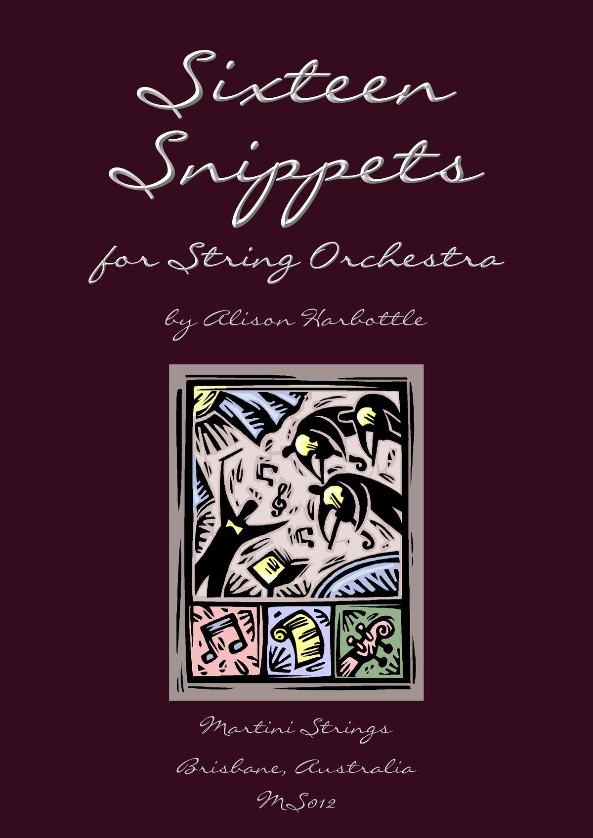 "Sixteen Snippets" for Beginner String Orchestra, by Alison Harbottle - Grade 0.5