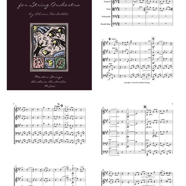 "Pizzicato Rush!" for String Orchestra - Digital download - Grade 3