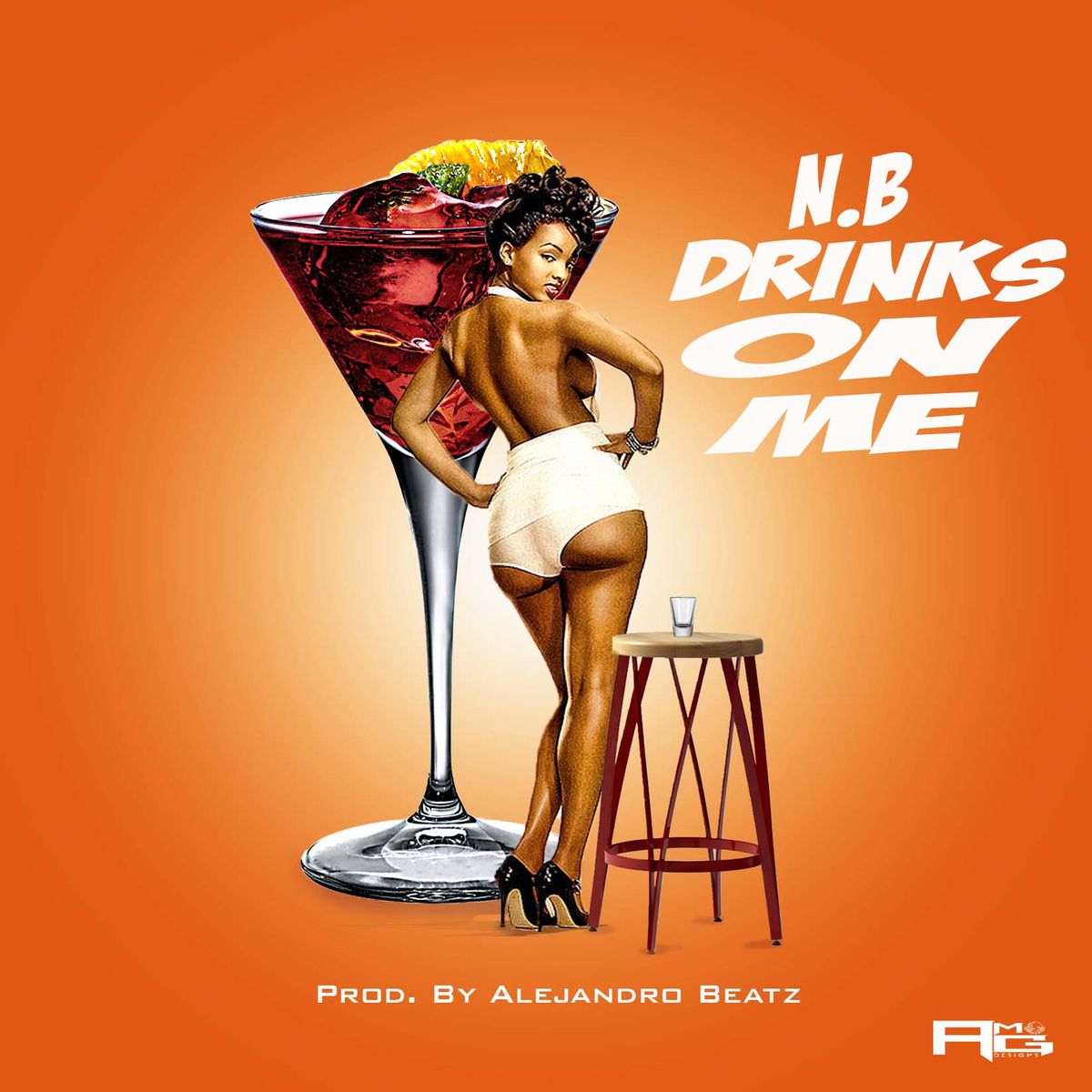 N.B "Drinks on me" single