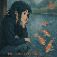 Koi Pond Reflections by J.C. Carter