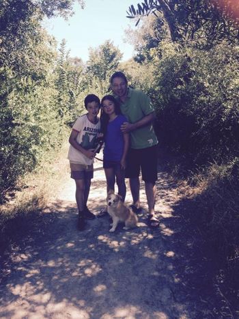 Rosie and Family having a walk
