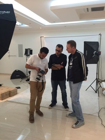 At the Riyadh Destinations Photo Shoot

