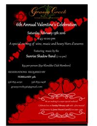 Valentine's Celebration @ Grassy Creek