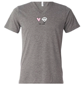 Love Ewe Vneck Tee (pick up at a show)