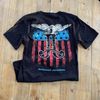 V-neck - Stars and Stripes - T-shirt