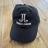 Hat with name and logo - black