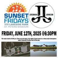 Jeremiah Johnson at Sunset Fridays Lakeside Park