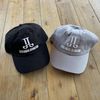 Hat with name and logo - Gray