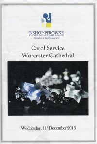 Worcester Cathedral Carol Service