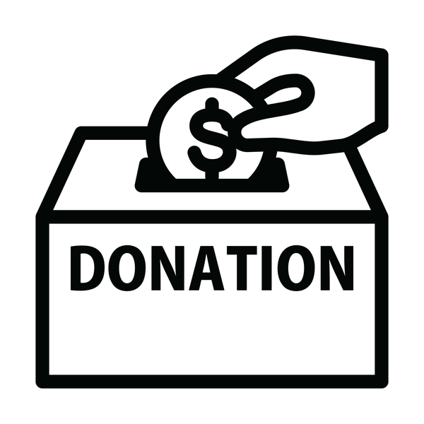 Donation of any amount
