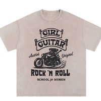 White Motorcycle Boxy Tee