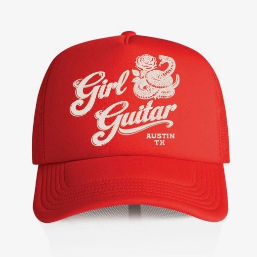 PRE-ORDER Red/White Snake Trucker Hat