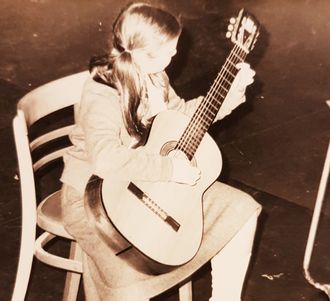 guitarist performing at Jersey opera house for the Eisteddfod