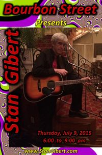 Stan Gibert live at Bourbon Street at the Orangery