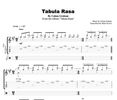 Tabula Rasa - Guitar Transcription