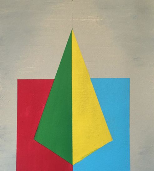 Angles — 9x12 acrylic on paper