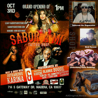 Sabor A Mi (Tattoo Shop) Grand Opening & Car Show