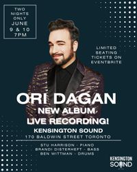 Live Recording - Ori Dagan Quartet!
