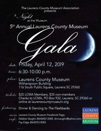 Laurens Museum Fund Raiser 205 West Laurens Street, Laurens, South Carolina, 29360