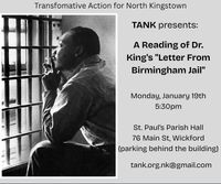 "Letter From a Birmingham Jail" reading