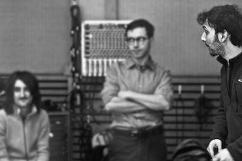 Space Trio in Studio
