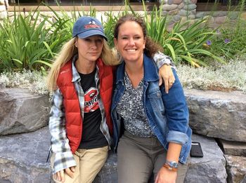Shelby Lynne and Jeanlizabeth at COC 2014, such a great mentor
