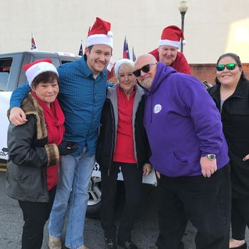 SOV @ Morganton Christmas Parade with John Whistnant, Shellem Cline, & Lizzie Whisnant  12/14/2017
