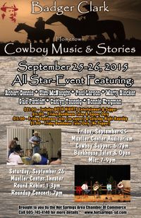 Badger Clark Cowboy Music & Stories