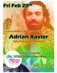 Adrian Xavier - Live MUSIC ON THE DECK 