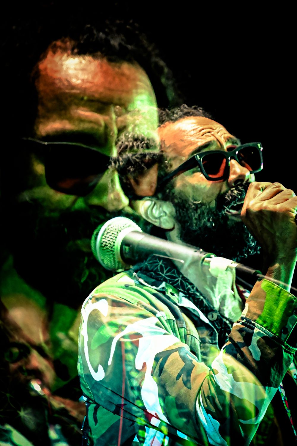 Adrian Xavier performing live