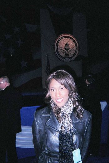 Arriving at Inaugural Ball
