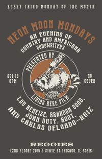 Neon Moon Mondays (A night of Country and Americana song writers)