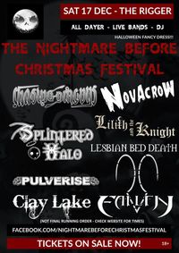 Novacrow at The Nightmare Before Xmas Festival, Newcastle Under Lyme