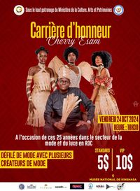 DEFILE DE MODE AVEC " CHERRY ESAM" 25 ANS