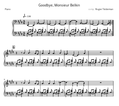 Goodbye, Monsieur Belkin