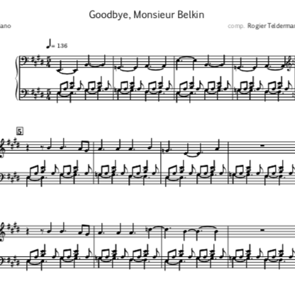 Goodbye, Monsieur Belkin