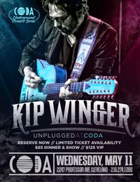 Kip Winger Unplugged (VIP Experience with Dinner & Show)