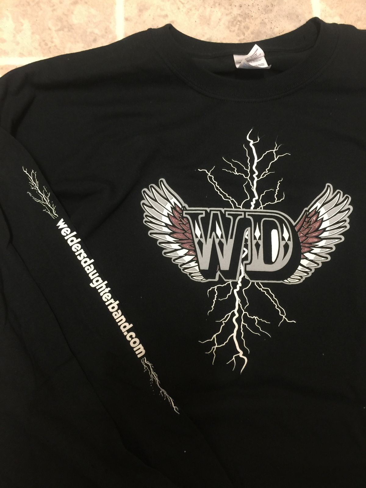 LONG SLEEVE LIGHTNING logo t shirts
