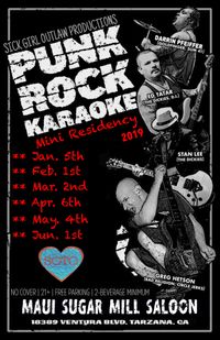 Punk Rock Karaoke at Maui Sugar Mill