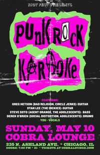 Punk Rock Karaoke @ Cobra Lounge