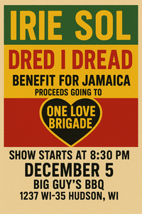 Jammin' for Jamaica: Dred I Dread and Irie Sol Live in Hudson