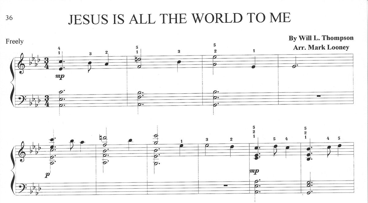 Jesus Is All The World To Me