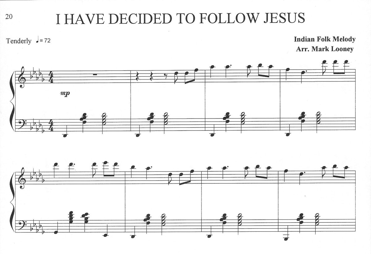 I Have Decided To Follow Jesus