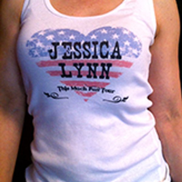 Official Jessica Lynn 2014 Tour Women's Ribbed Tank Top Pastel