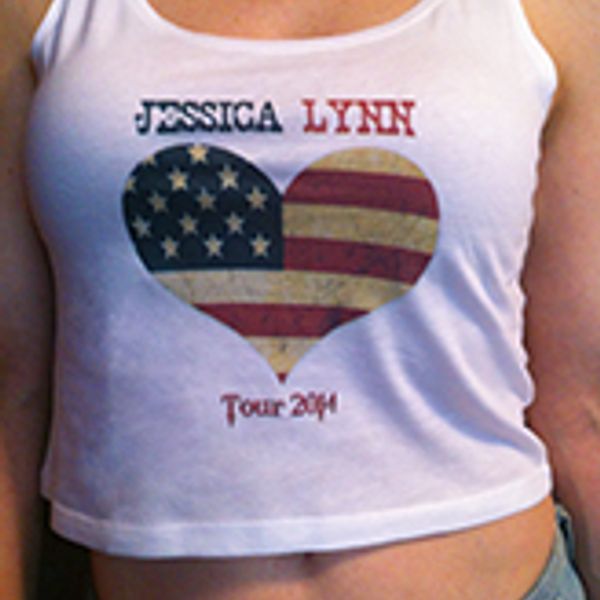 Official Jessica Lynn 2014 Tour Women's Crop Top Red