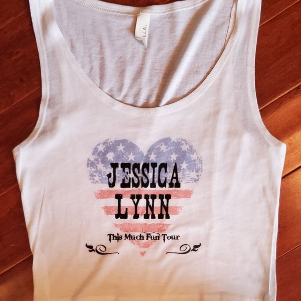 Official Jessica Lynn 2014 Tour Women's Crop Top Pastel