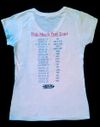 Official Jessica Lynn 2014 Tour Women's V-neck Tee Shirt Red