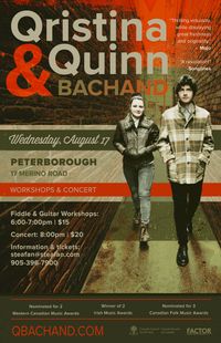Workshops with Qristina & Quinn Bachand